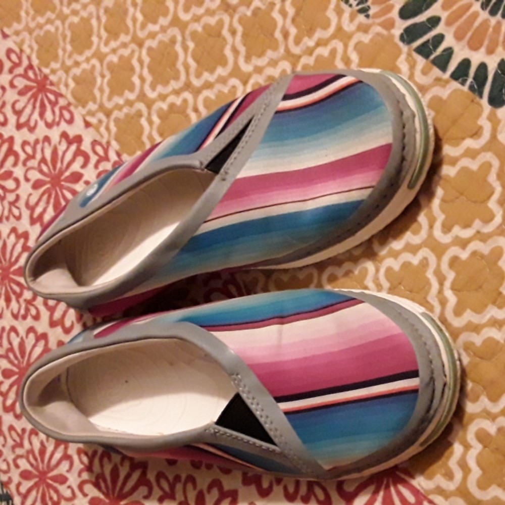 Ladies Ocean Minded serape print WATER SHOES aquasox